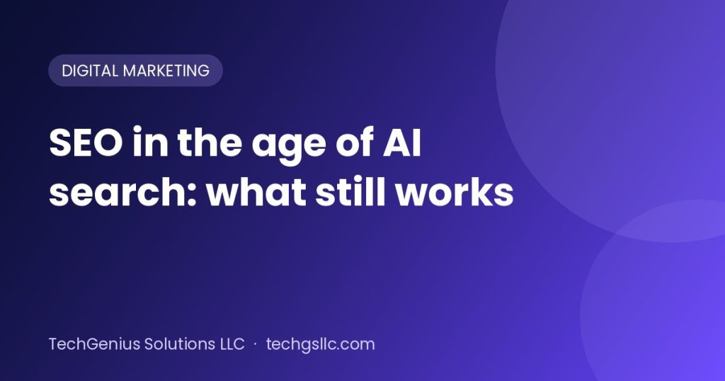 SEO in the age of AI search